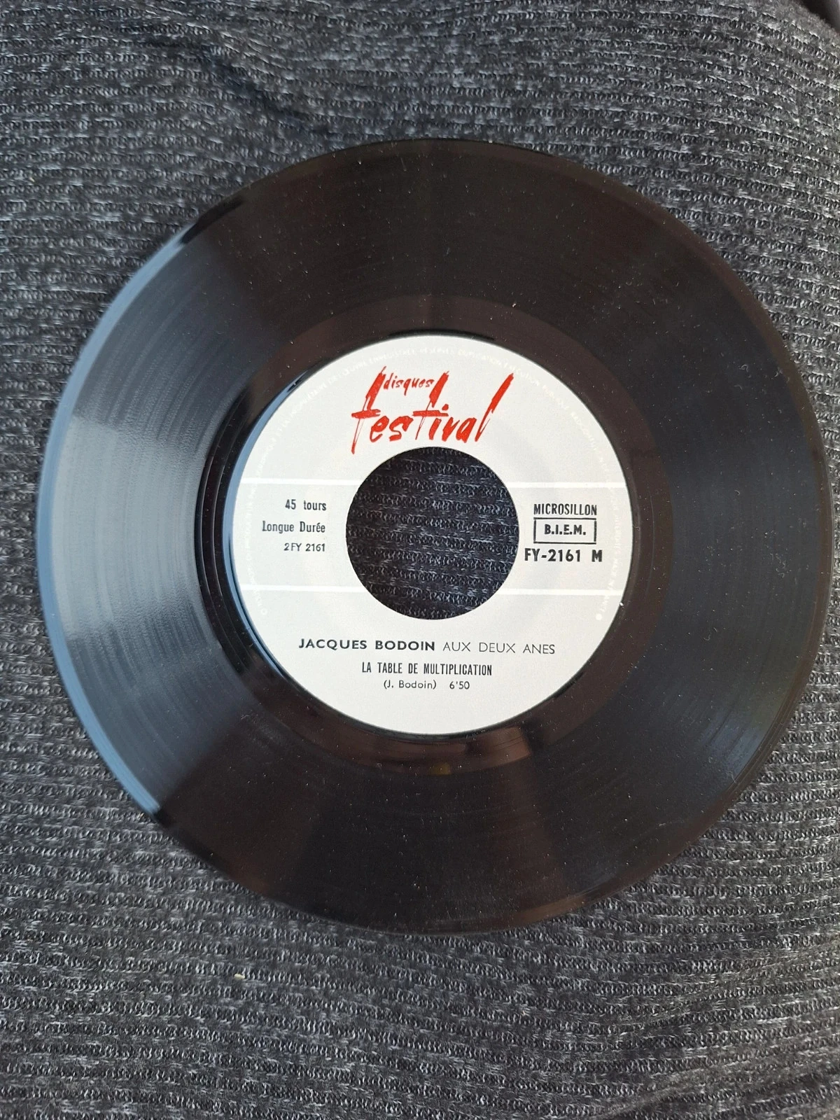 Vinyle 45T Jacques Bodoin aux Deux Anes – photo 3